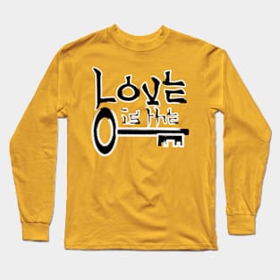 luvkey.1 [ blk - wht ] Long Sleeve T-Shirt